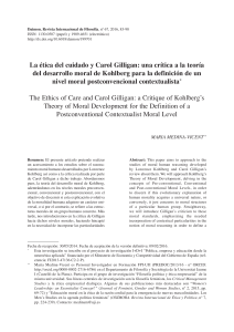 Ethics of Care and Carol Gilligan: critique of Kohlberg