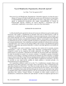 Ley de Planificaci&oacute;n Agr&iacute;cola de Puerto Rico 2017