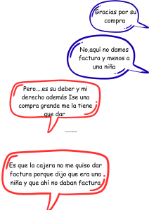 Di&aacute;logo: Compra y Factura