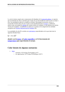 Instalaciones de Refrigeraci&oacute;n Industrial: C&aacute;lculo de Carga T&eacute;rmica