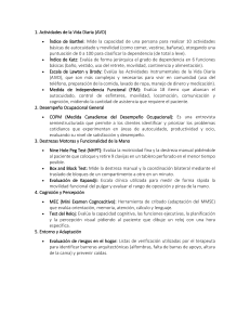 Herramientas de Evaluaci&oacute;n en Terapia Ocupacional