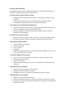 Prevenci&oacute;n de la desnutrici&oacute;n en Bolivia: Gu&iacute;a AIEPI