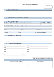 FORMATO DE SOLICITUD