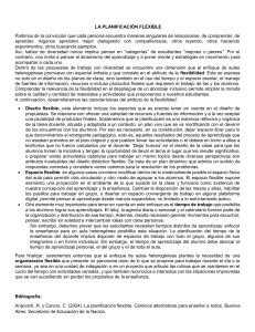 Planificaci&oacute;n Flexible: Estrategias para Aulas Heterog&eacute;neas