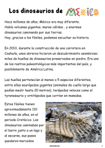 Dinosaurios de M&eacute;xico: F&oacute;siles y Actividades Educativas