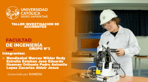 Investigaci&oacute;n de Accidente: Lesi&oacute;n por Losa de Concreto