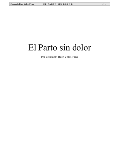 El Parto sin dolor: Gu&iacute;a para el parto sin dolor