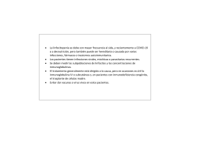 Linfocitopenia: Causas, S&iacute;ntomas y Tratamiento