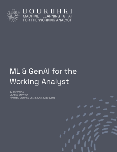 Programa de Curso ML & GenAI para el Analista Trabajador