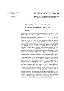 Decreto 90 de Chile: Normas de Emisi&oacute;n para Contaminantes en Residuos L&iacute;quidos