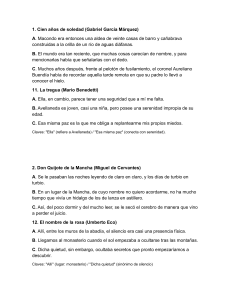 Gu&iacute;a de estudio: Citas y an&aacute;lisis de literatura mundial