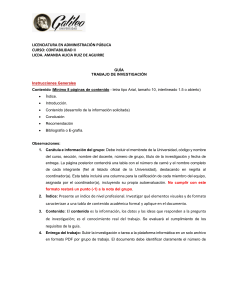 Gu&iacute;a de Trabajo de Investigaci&oacute;n para Contabilidad II