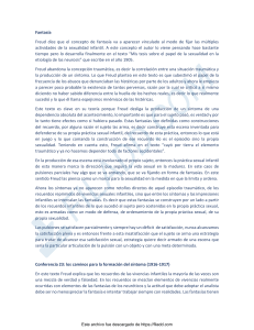 El concepto de fantas&iacute;a de Freud en psicoan&aacute;lisis