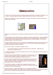 Os C&aacute;taros: Hist&oacute;ria e Persegui&ccedil;&atilde;o dos Puritanos Medievais