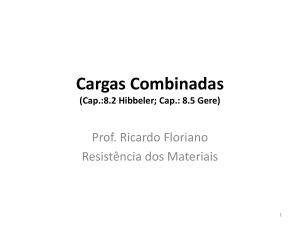 Cargas Combinadas - Resist&ecirc;ncia dos Materiais