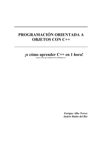 C++ Programaci&oacute;n OOP con C++