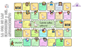 Juego de Mesa: La Oca de las Emociones y del Autoconcepto