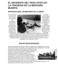 El Incidente del Paso Dyatlov: La tragedia de la Monta&ntilde;a Muerta