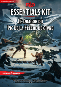 D&D Essentials Kit : Le Dragon du Pic de la Fl&egrave;che de Givre