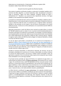 Gesti&oacute;n de efluentes l&iacute;quidos en Salta: An&aacute;lisis local