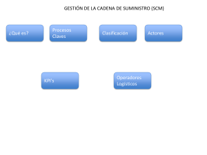 Gesti&oacute;n de la Cadena de Suministro (SCM)