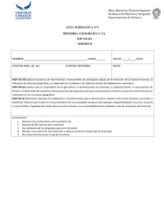 Gu&iacute;a Formativa 8&deg; B&aacute;sico Historia y Geograf&iacute;a