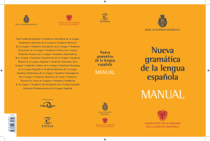 RAE - Manual de la Nueva Gram&aacute;tica de la Lengua Espa&ntilde;ola