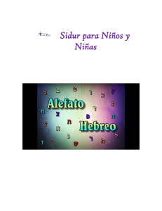 Sidur para Ni&ntilde;os: Libro de Oraciones Judaicas