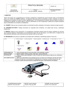 Manual de Seguridad para Uso de Esmeril Manual