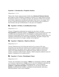 Dise&ntilde;o de sistema de mentor&iacute;as para IA en colegio
