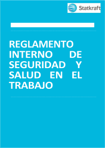 Reglamento Interno Seguridad y Salud en el Trabajo - Statkraft Per&uacute;