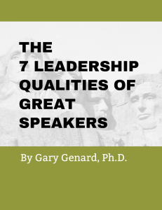 7 Leadership Qualities of Great Speakers