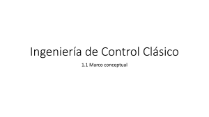 Ingenier&iacute;a de Control Cl&aacute;sico - Conceptos Fundamentales