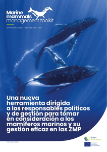 Kit de herramientas para gesti&oacute;n de mam&iacute;feros marinos