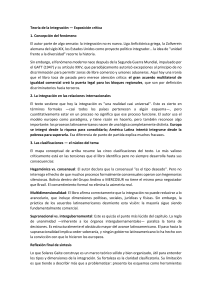 Teor&iacute;a de la Integraci&oacute;n: Exposici&oacute;n Cr&iacute;tica