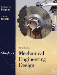 Shigley&rsquo;s Mechanical Engineering Design 10th Edition Textbook
