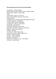 Recomendaciones de lectura para Primero Medio