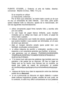 Consejos para usar un manuscrito en un discurso
