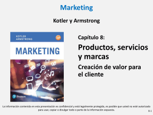 Cap&iacute;tulo 8: Productos, servicios y marcas - Marketing Kotler y Armstrong