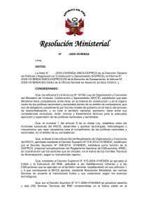 Actualizaci&oacute;n Est&aacute;ndar Agua Per&uacute; 2025