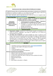 Protocolo 001: Recolecci&oacute;n de Prop&aacute;gulos de Mangle