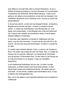Student Presentation: Valledupar & Vallenato Music
