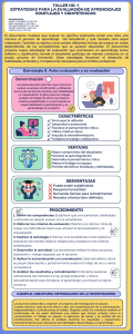 Estrategias de autoevaluaci&oacute;n y coevaluaci&oacute;n para el aprendizaje