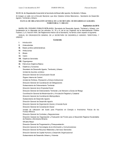 Manual de Organizaci&oacute;n SEDATU 2015