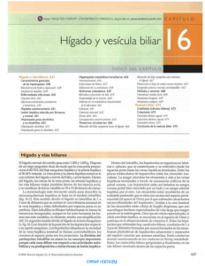 Cap&iacute;tulo 16: H&iacute;gado y Ves&iacute;cula Biliar