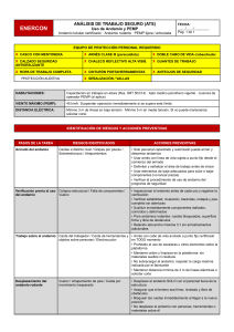 An&aacute;lisis de Trabajo Seguro: Andamios y PEMP