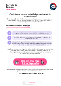 Evaluaci&oacute;n de Competencias Comfama