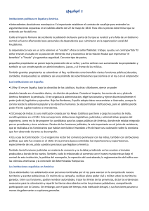 Unidad 1: Instituciones pol&iacute;ticas en Espa&ntilde;a y Am&eacute;rica