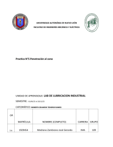 Informe de Pr&aacute;ctica de Laboratorio: Prueba de Penetraci&oacute;n