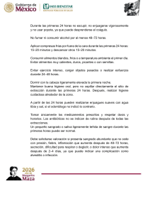 Instrucciones de Cuidado Post-Extracci&oacute;n Dental